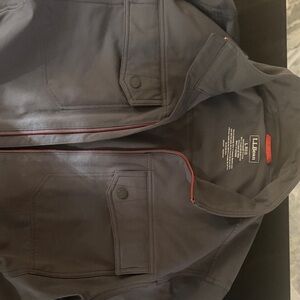 L.L. Bean Men's Dark Gray Military Jacket